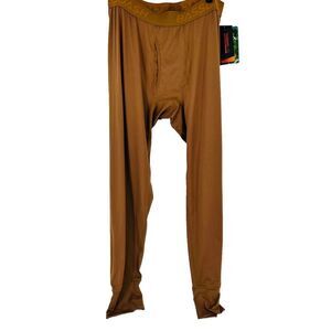 Bassdash Performance Base Layer Brown Long John Size Large NWT